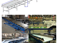 Конвейеры ленточные роликовые: («УКЛ-40», 50, 60, 80)
